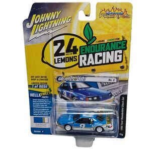 Johnny Lightning 1/64 Diecast Model Car Street Freaks Series Ford #9 Bright Blue